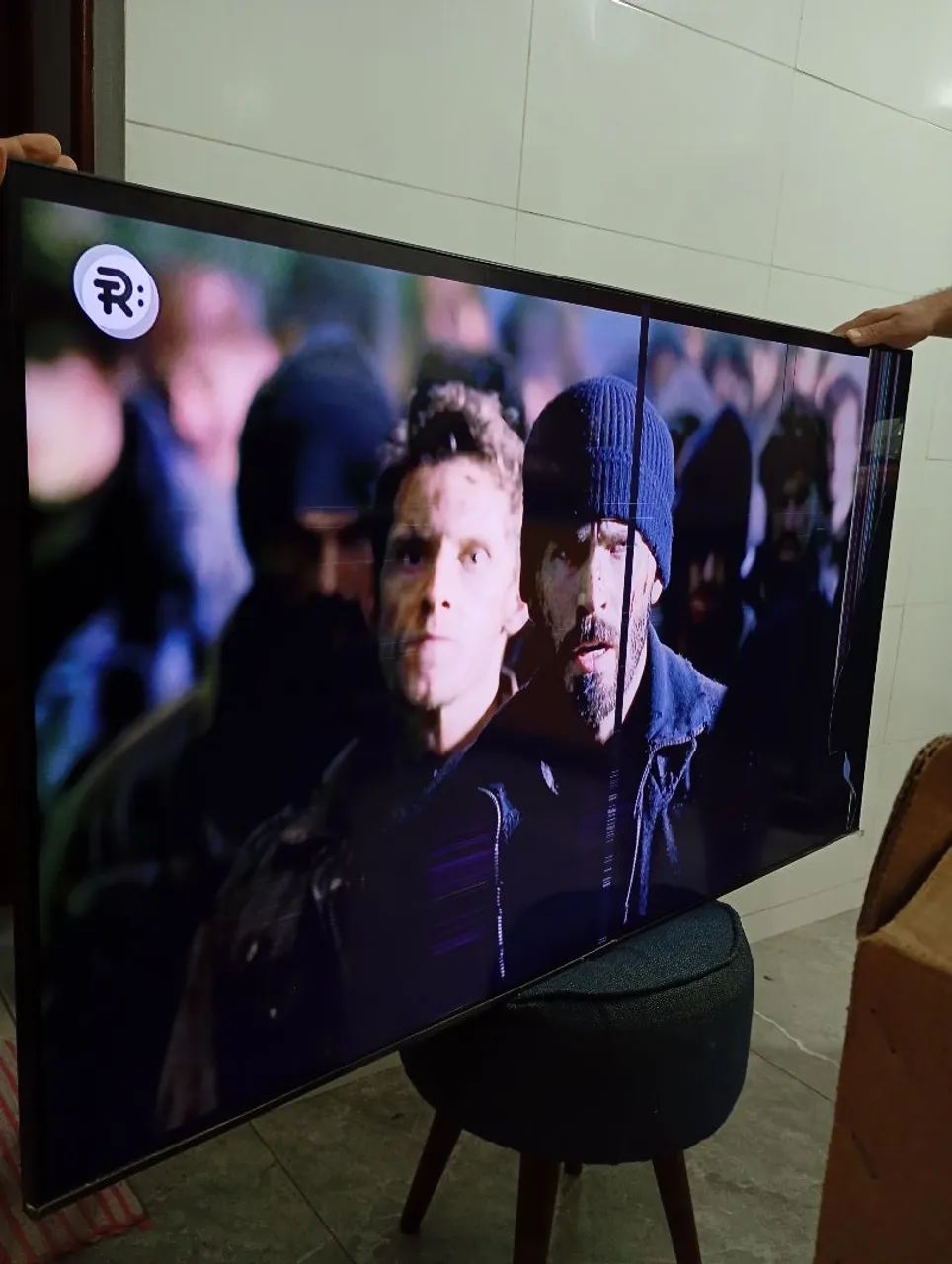 Tv Samsung 55 com display queimado!!! - Foto 5