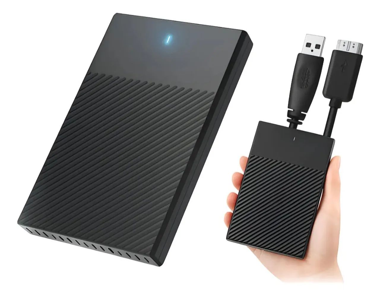 Case Hd Externo <br>?Usb 3.0 <br>?Preto <br>?Hd/ssd Sata 2.5 <br>?Gaveta<br><br><br>?Não acompanha Ssd - Foto 2