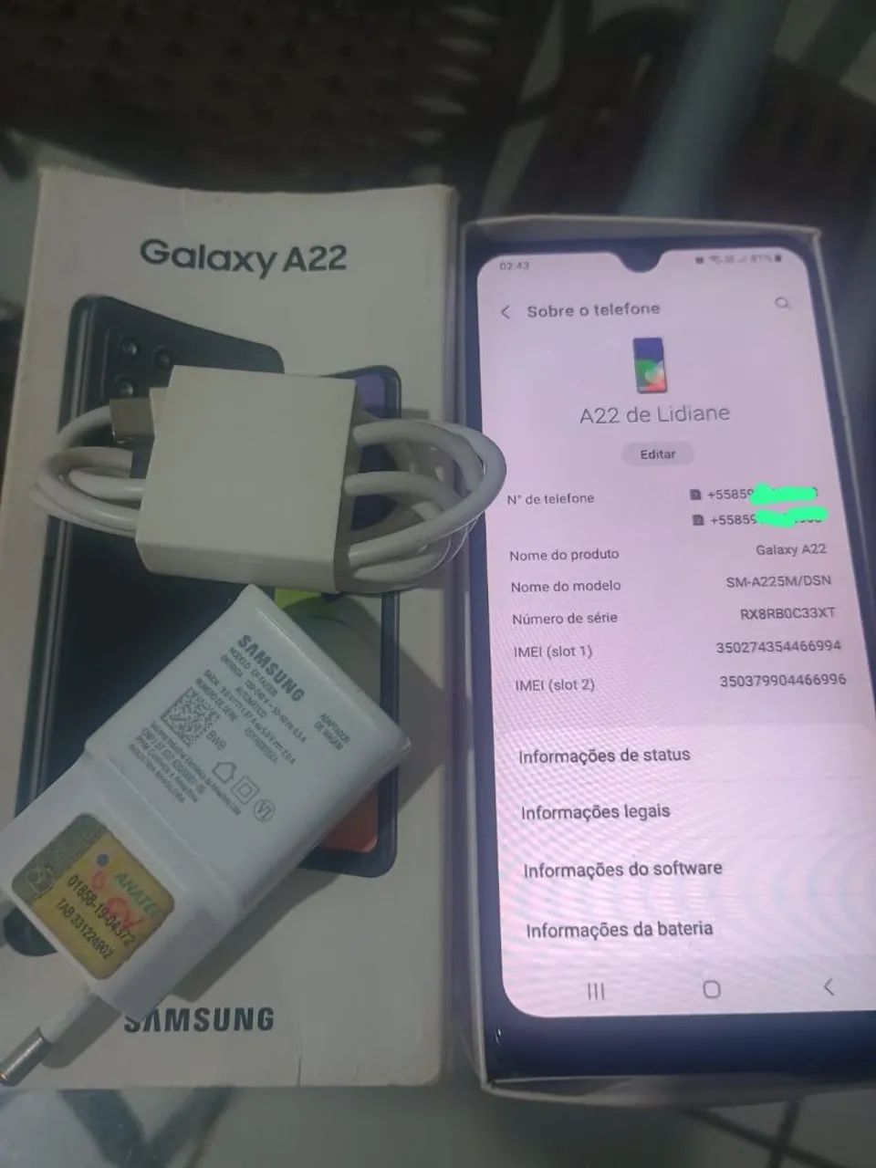 Samsung A22 4G 128 GB - Foto 2