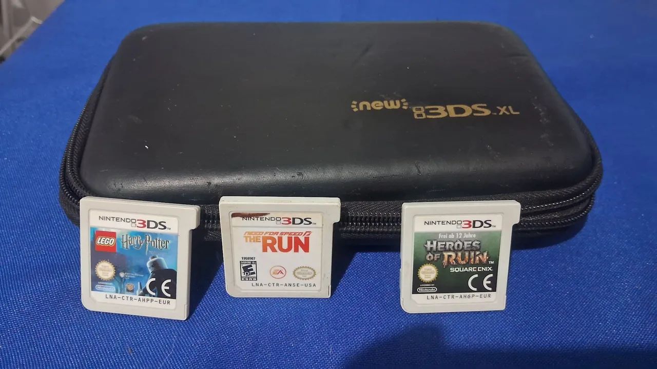 Jogos nitendo 3ds + case new 3ds