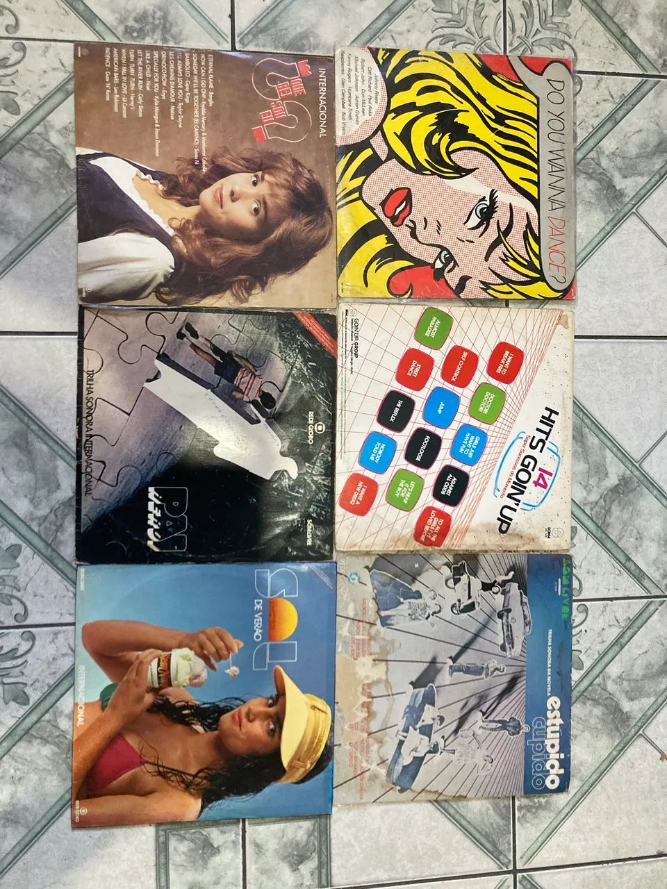 Lote de discos coletâneas 