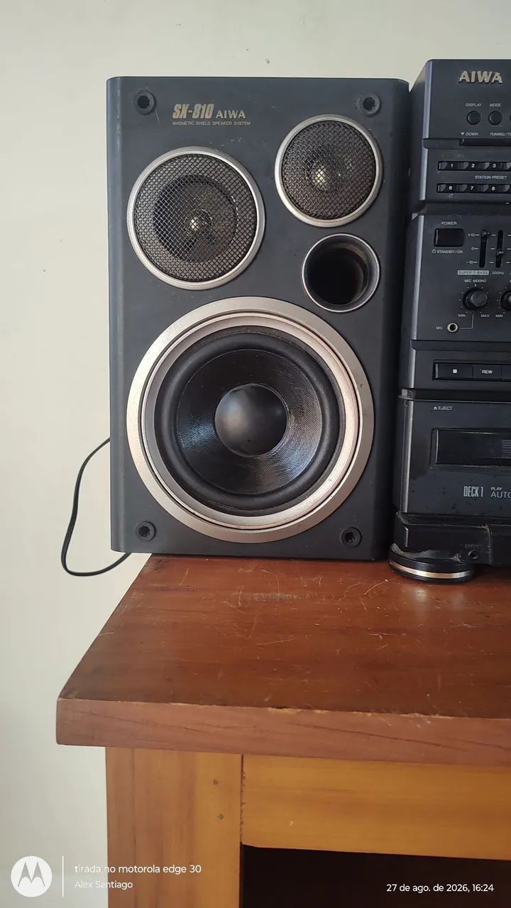 Aiwa NSX 800 MK II e par de caixas - Foto 2
