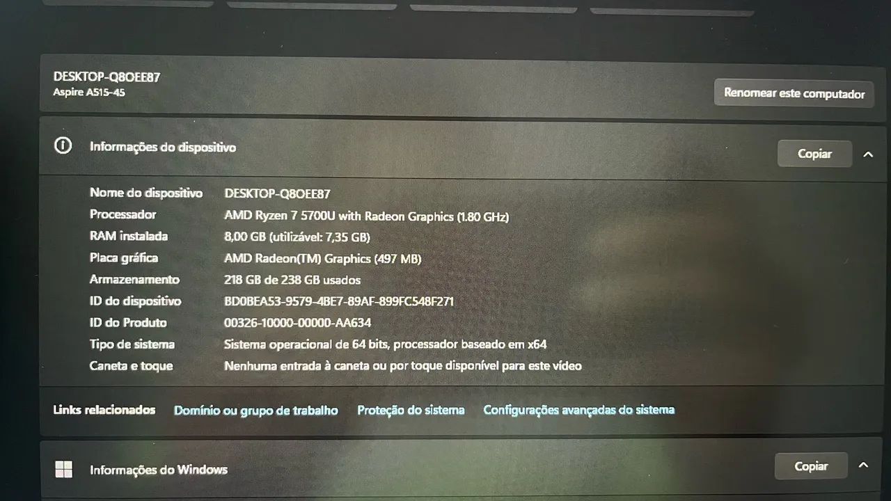 Notebook acer aspire  - Foto 2