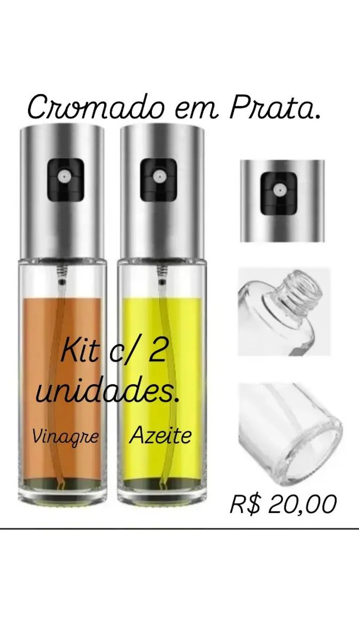 Borrifador Gourmet azeite e vinagre. 