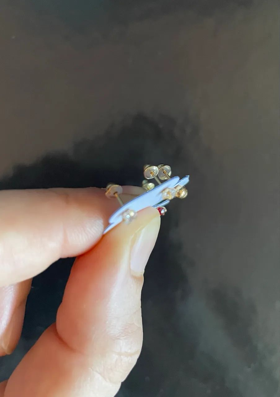 Brincos novos de ouro 18k - Foto 2