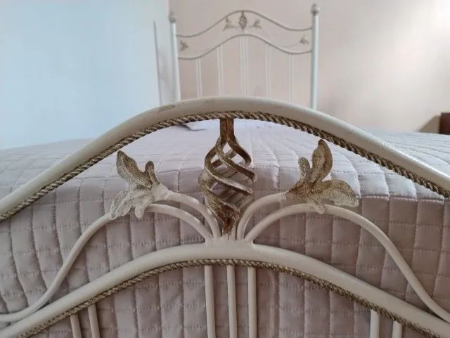 Cama de solteiro ferro modelo clássico - Foto 4