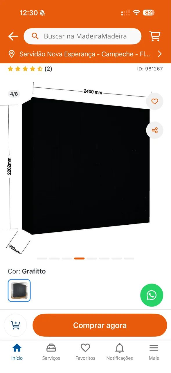 Guarda roupa na caixa  - Foto 3