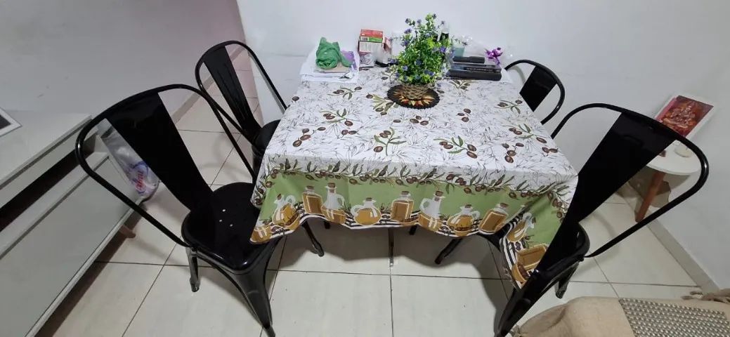 Mesa de jantar quadrada (80 cm) - Foto 2
