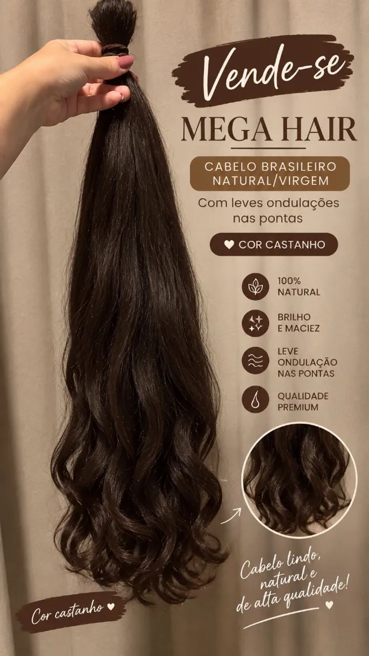 Mega hair/ cabelo brasileiro  - Foto 4