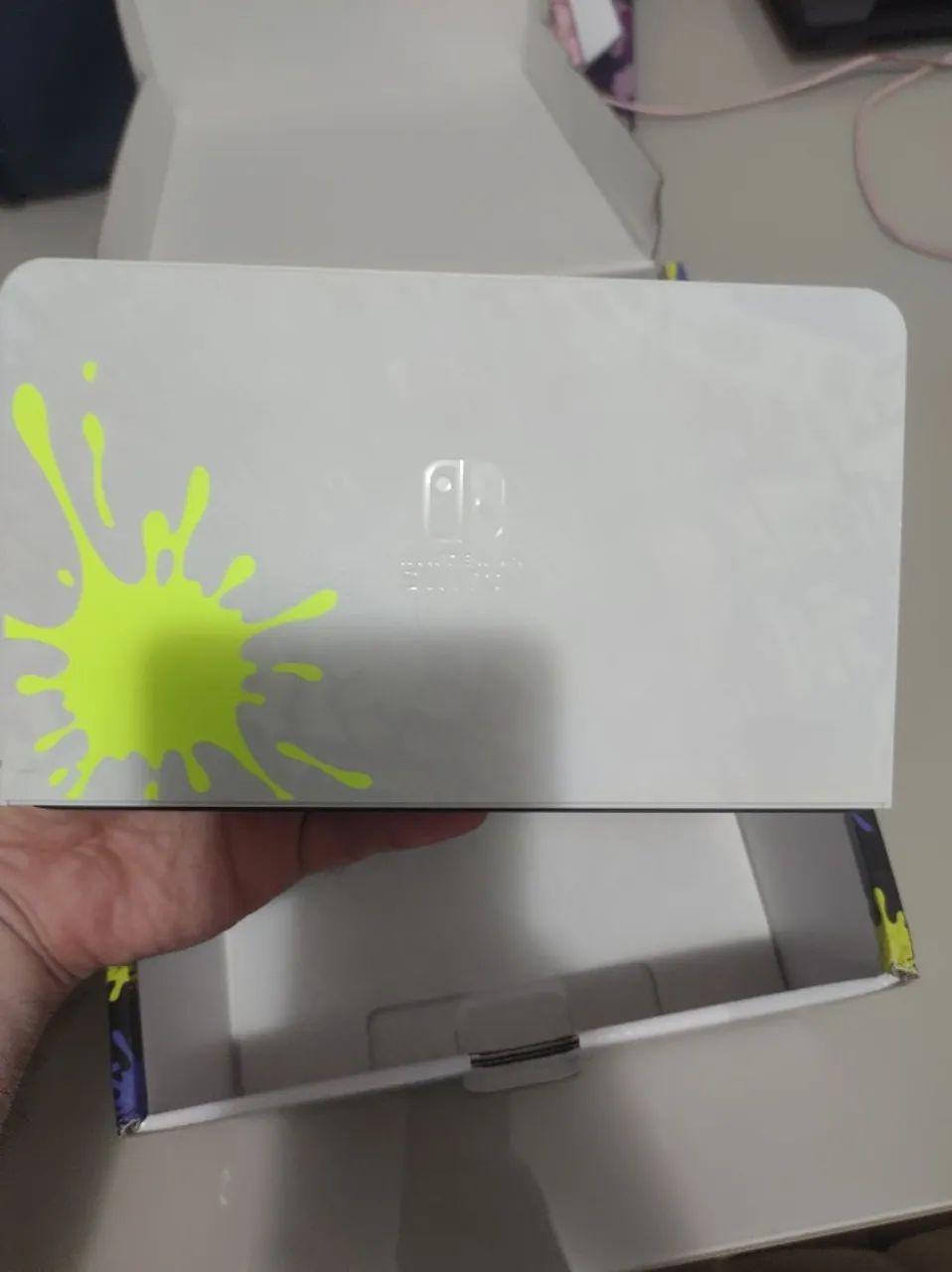 Nintendo Switch OLED - Edição especial Splatoon 3 - Foto 3
