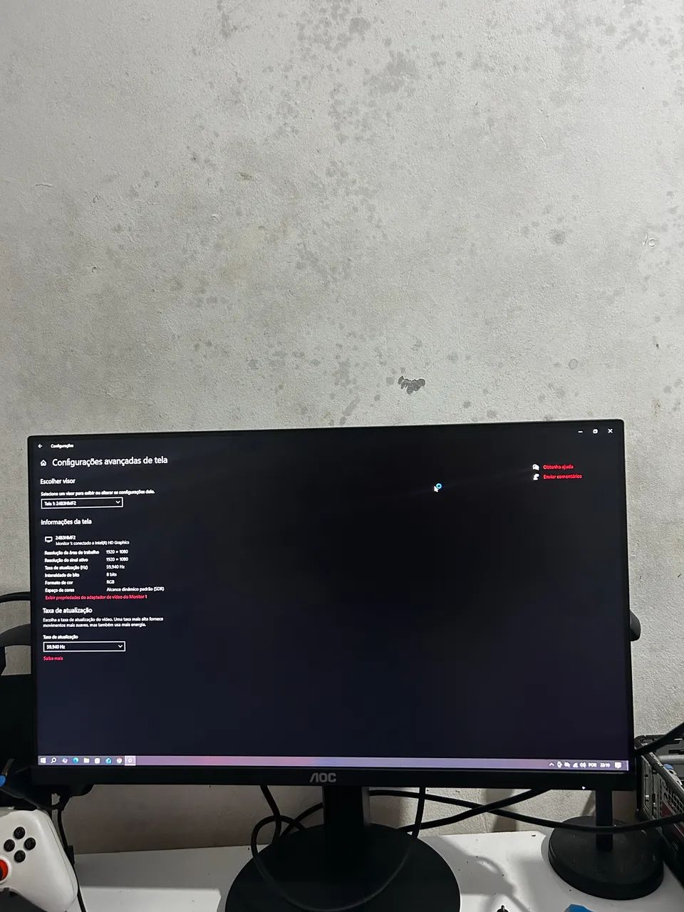 Monitor AOC 23,8 polegadas NOVO - Foto 5