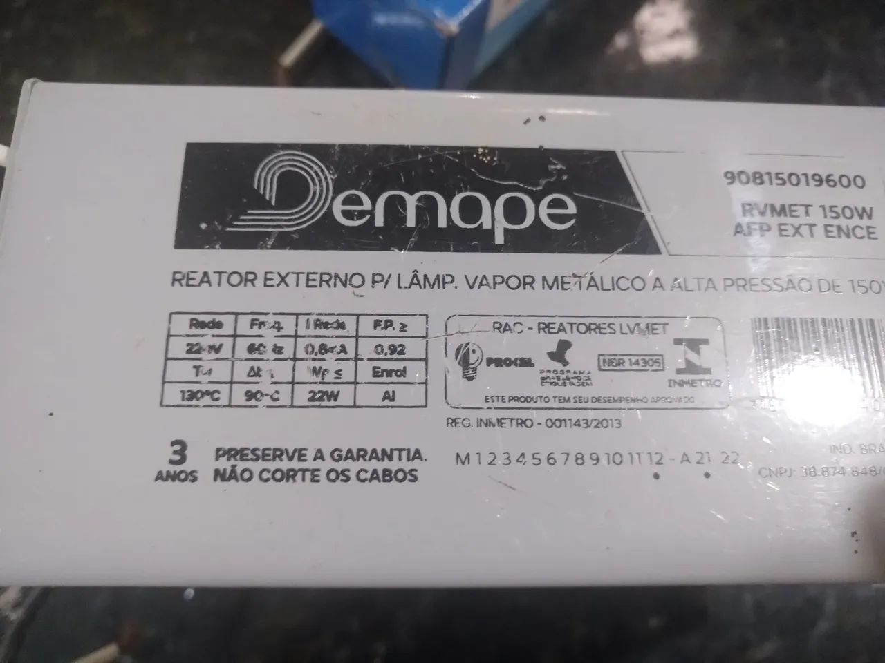 Reator metálico + lâmpada 150W - Foto 4