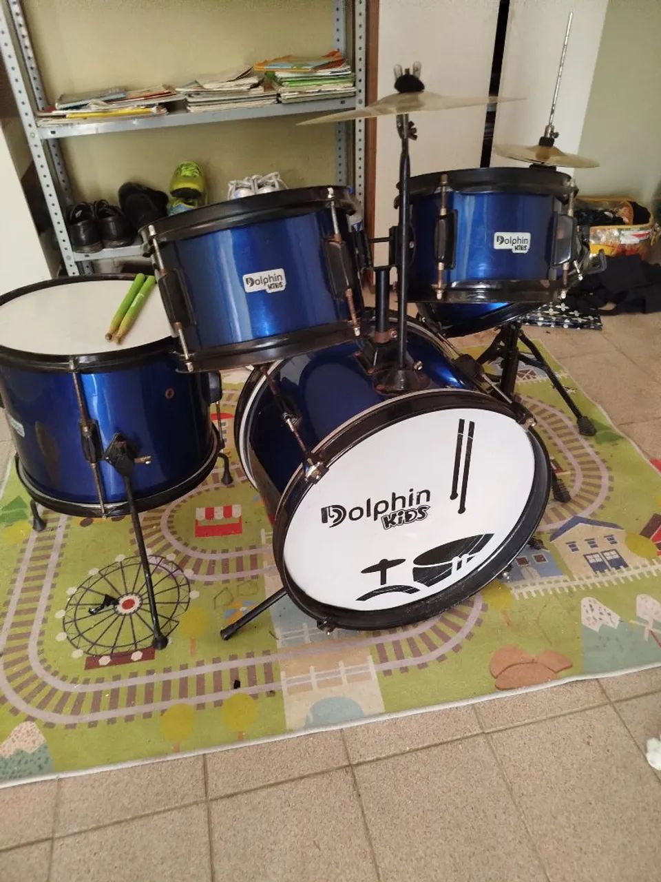 Bateria Infantil Dolphin - Foto 4