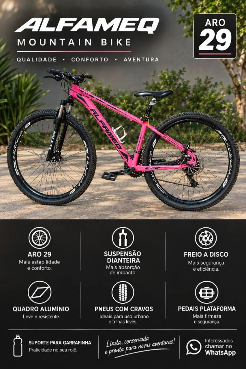 bicicleta aro 29 Alfameq 
