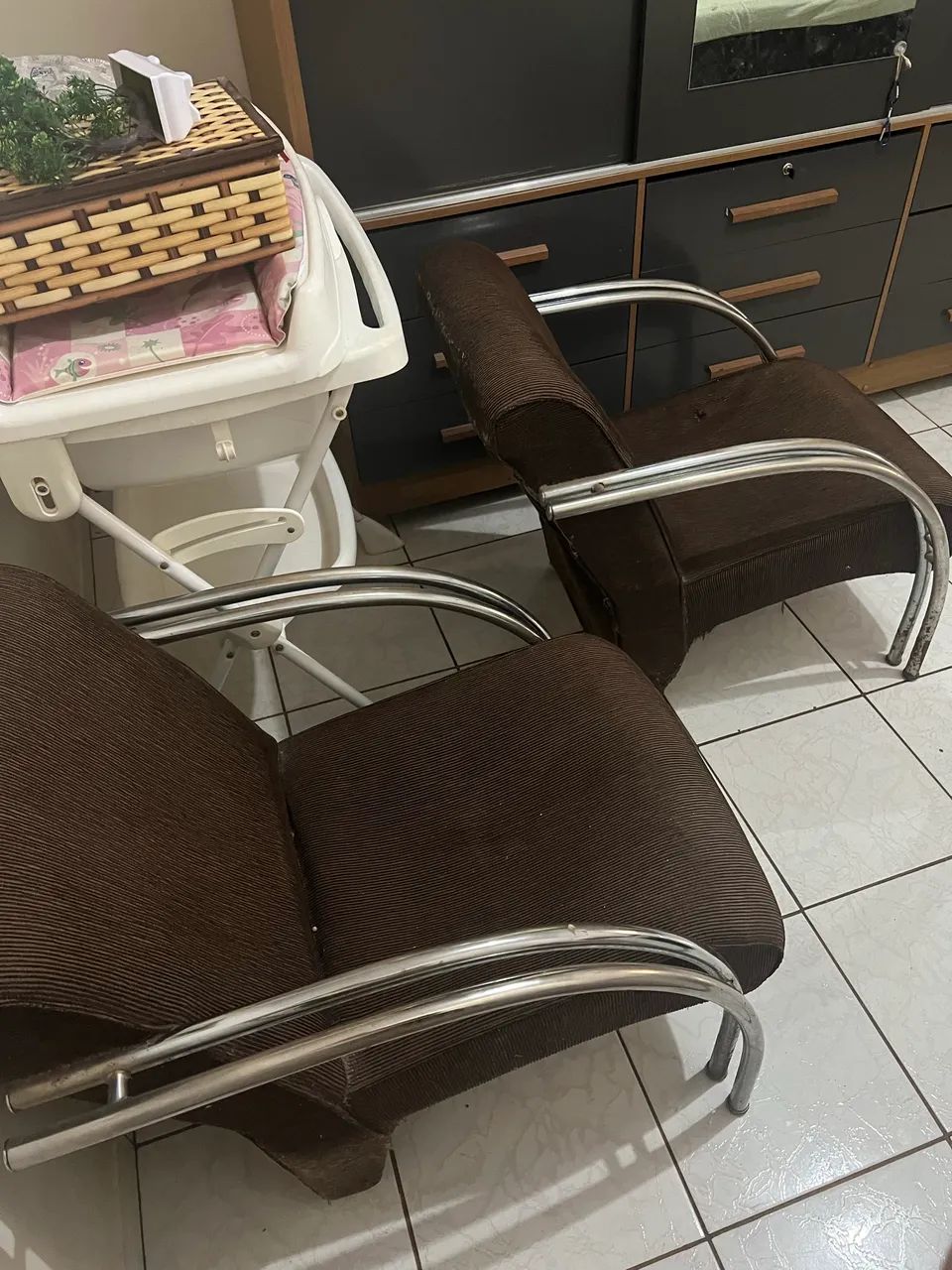 2 poltronas marrom  - Foto 2