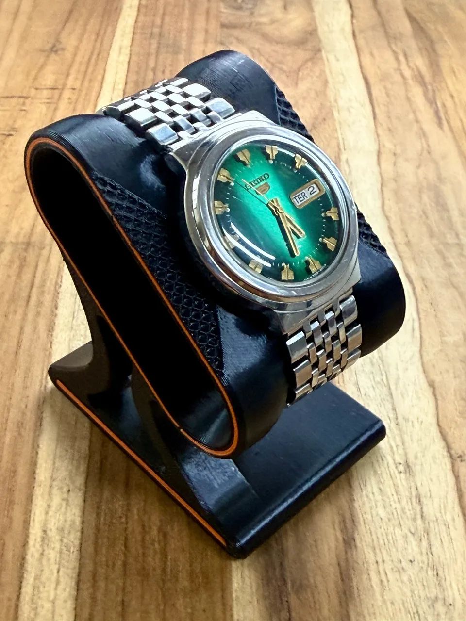 Relógio Seiko 5 Green Dial - * - 1978 - Foto 2