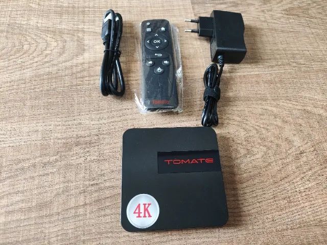 SMART BOX TOMATE MCD-121 4K ANDROID 2GB RAM 16GB ROM selo ANATEL - Seminova