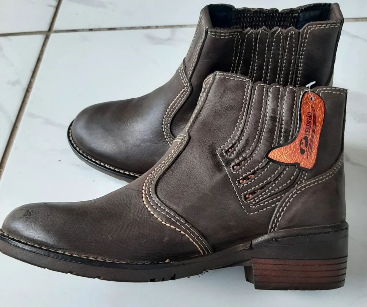 Bota de couro perdigão  - Foto 5
