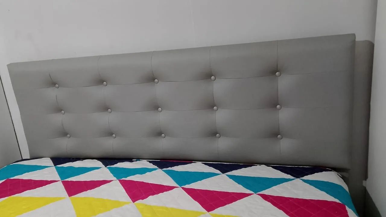 Cama box king size completo- (Base, colchão e cabeceira). - Foto 3