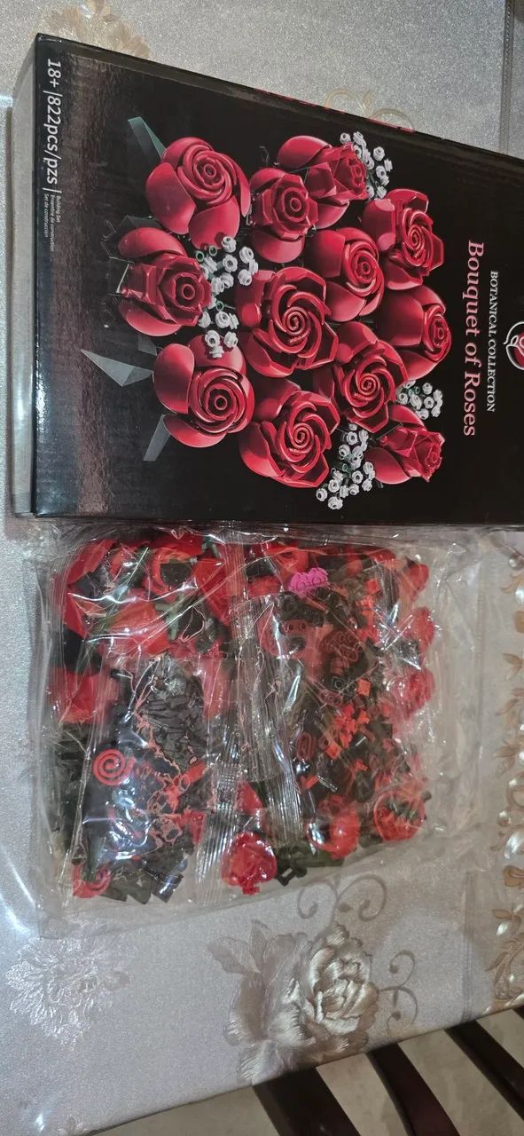 Lego buque de rosas bricsarts - Foto 4