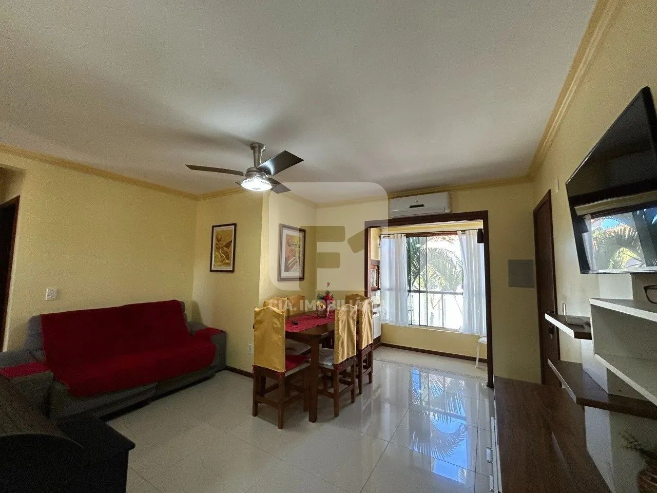 Apartamento 3 quartos semi mobiliado Canasvieiras - Foto 2