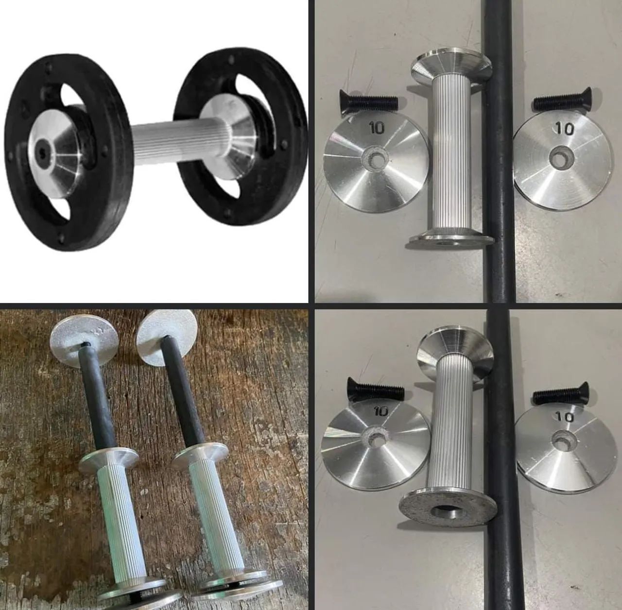 Kit Dumbell pegada Recartilhada 