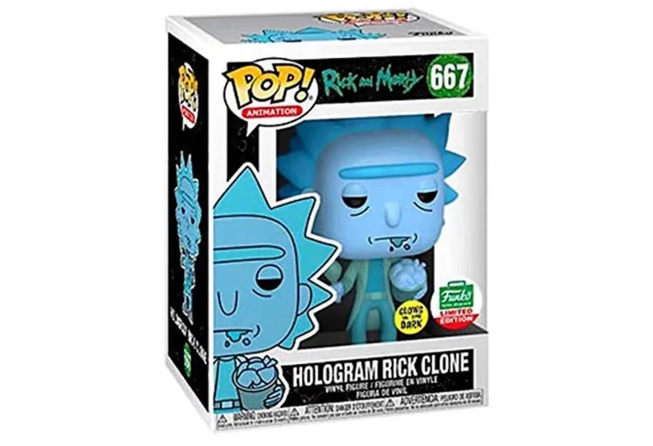 Funko Pop! Hologram Rick Clone #667