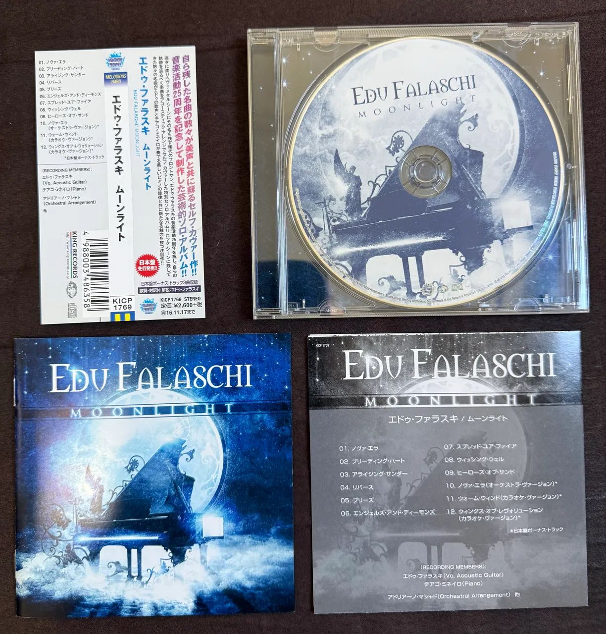CD Edu Falaschi - Moonlight - Japonês - Foto 2