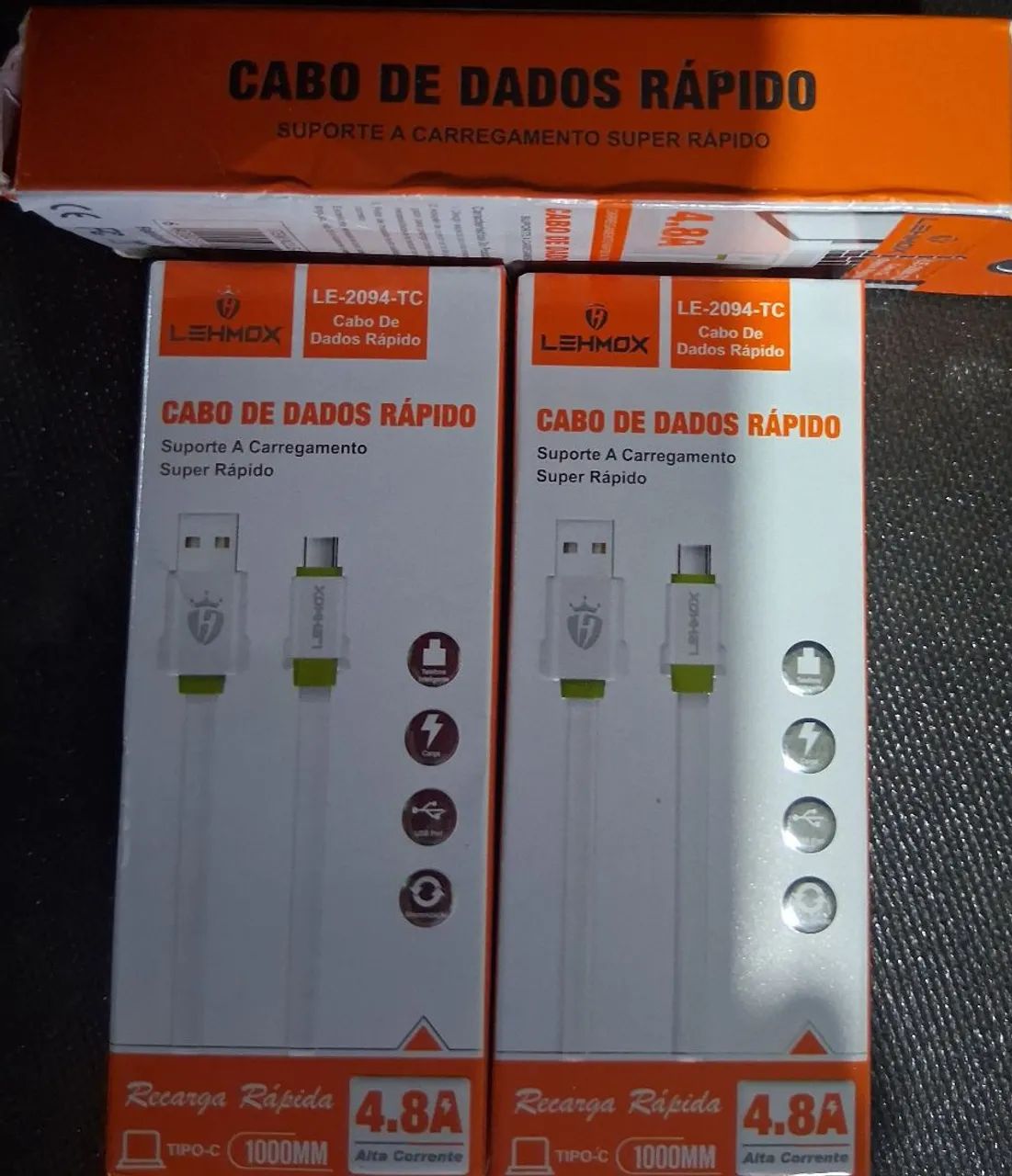 2 cabos tipo c