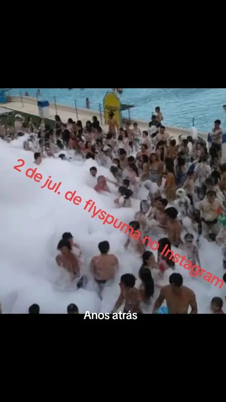 Aluguel máquina espuma 