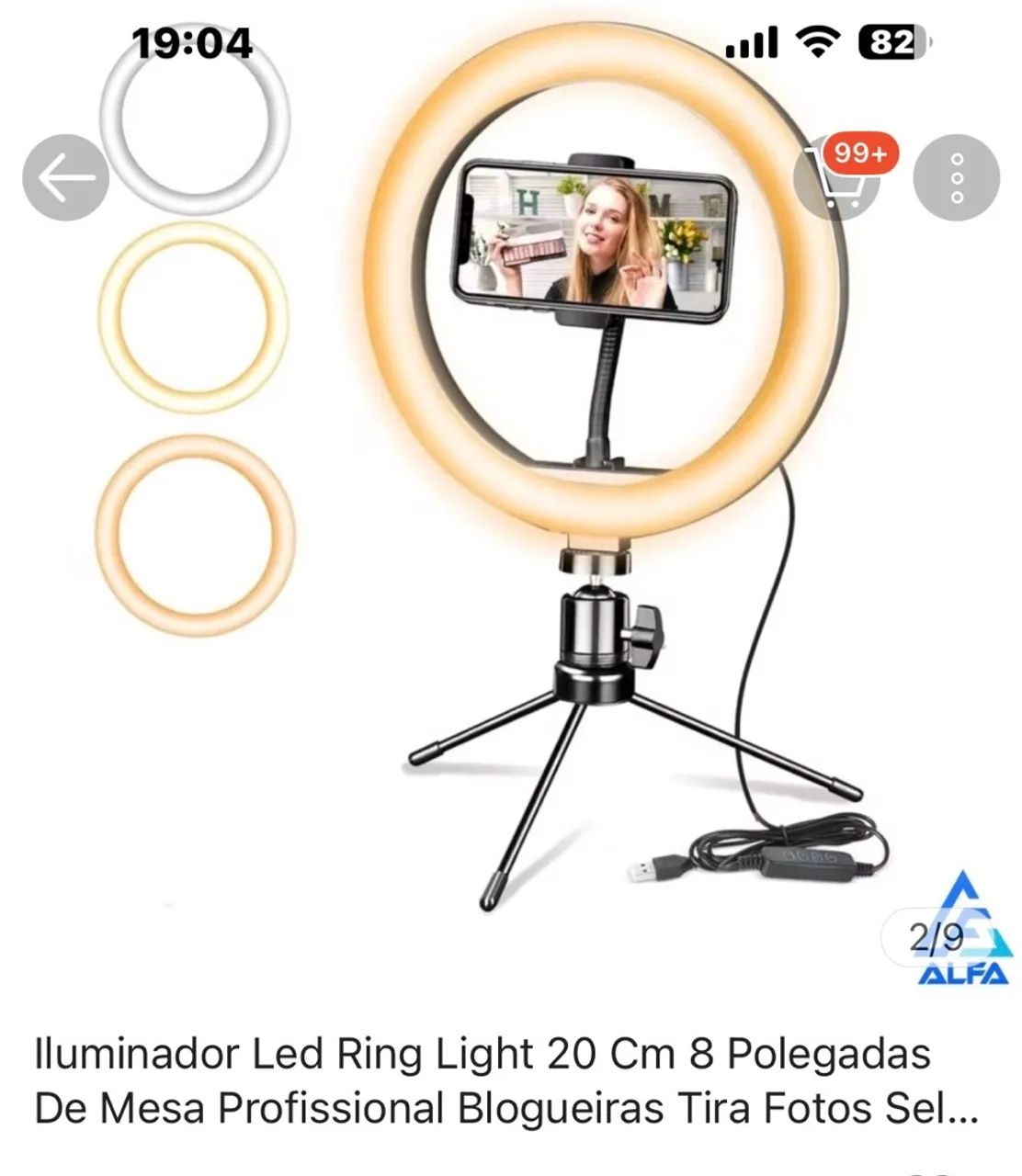 Ring light  - Foto 2