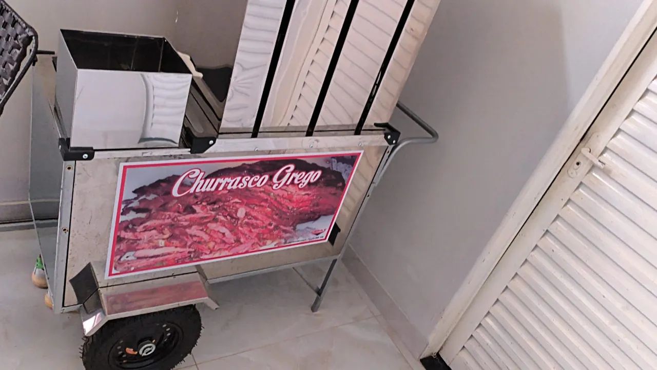 Carrinho de churrasco grego  - Foto 2