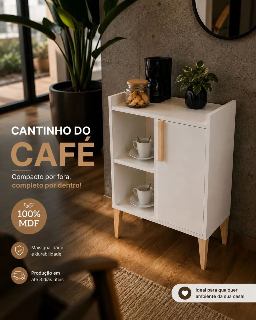 Cantinho do Café 100% MDF
