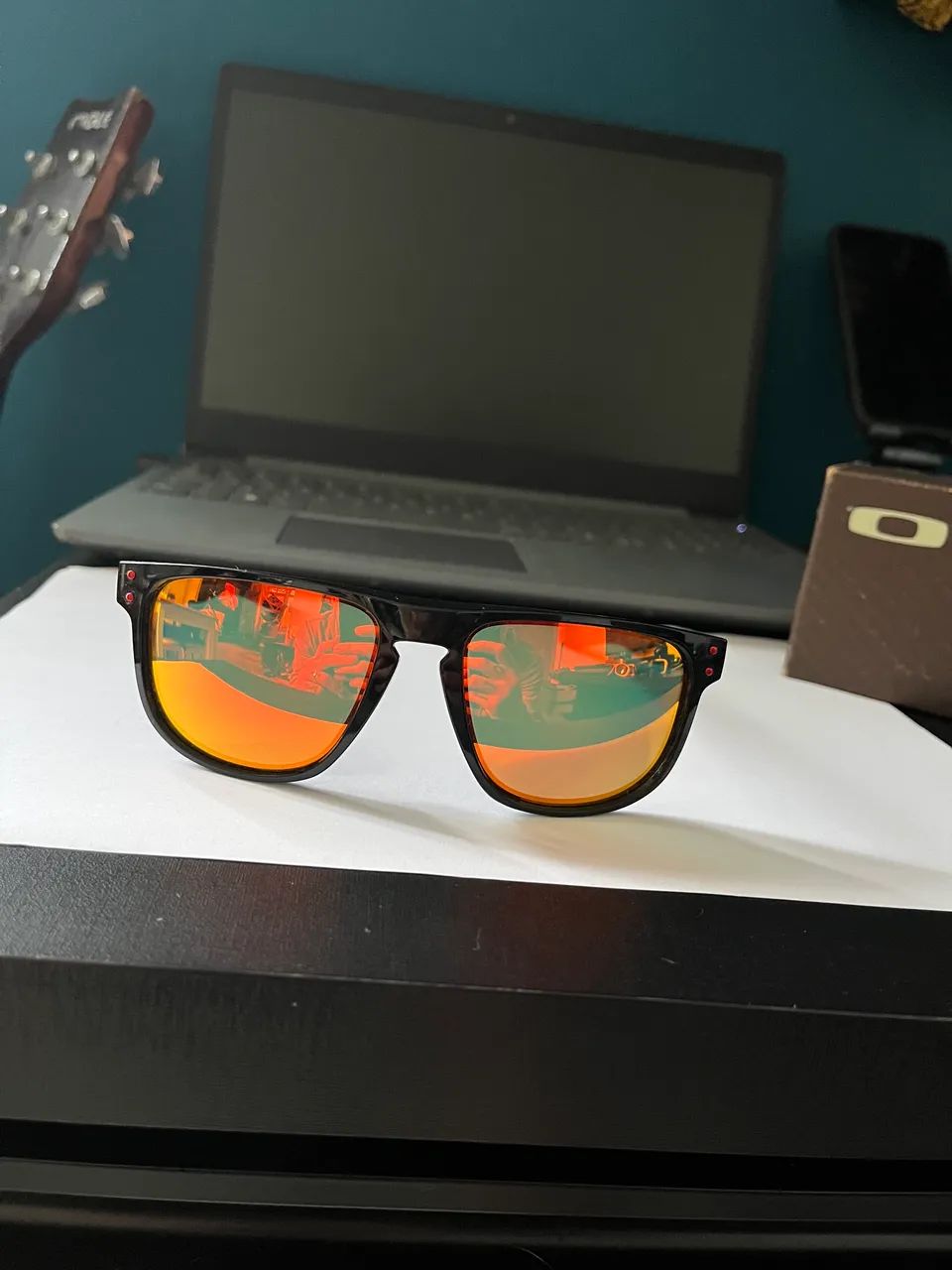 Oakley Holbrook R Polished Black com lentes Ruby!  - Foto 3