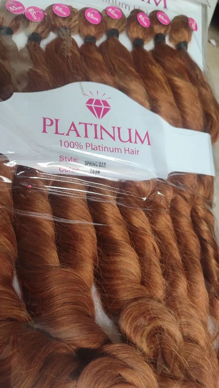 Cabelo orgânico platinum