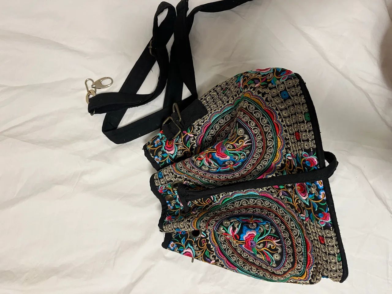 Bolsa bordada crossbody - Foto 3