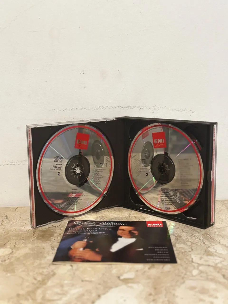 Cd: Box Set Triplo Itzhak Perlman Great Romantic Concertos
