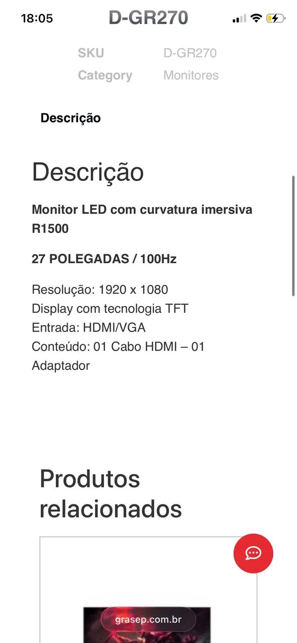 MONITOR 27 CURVO  - Foto 3