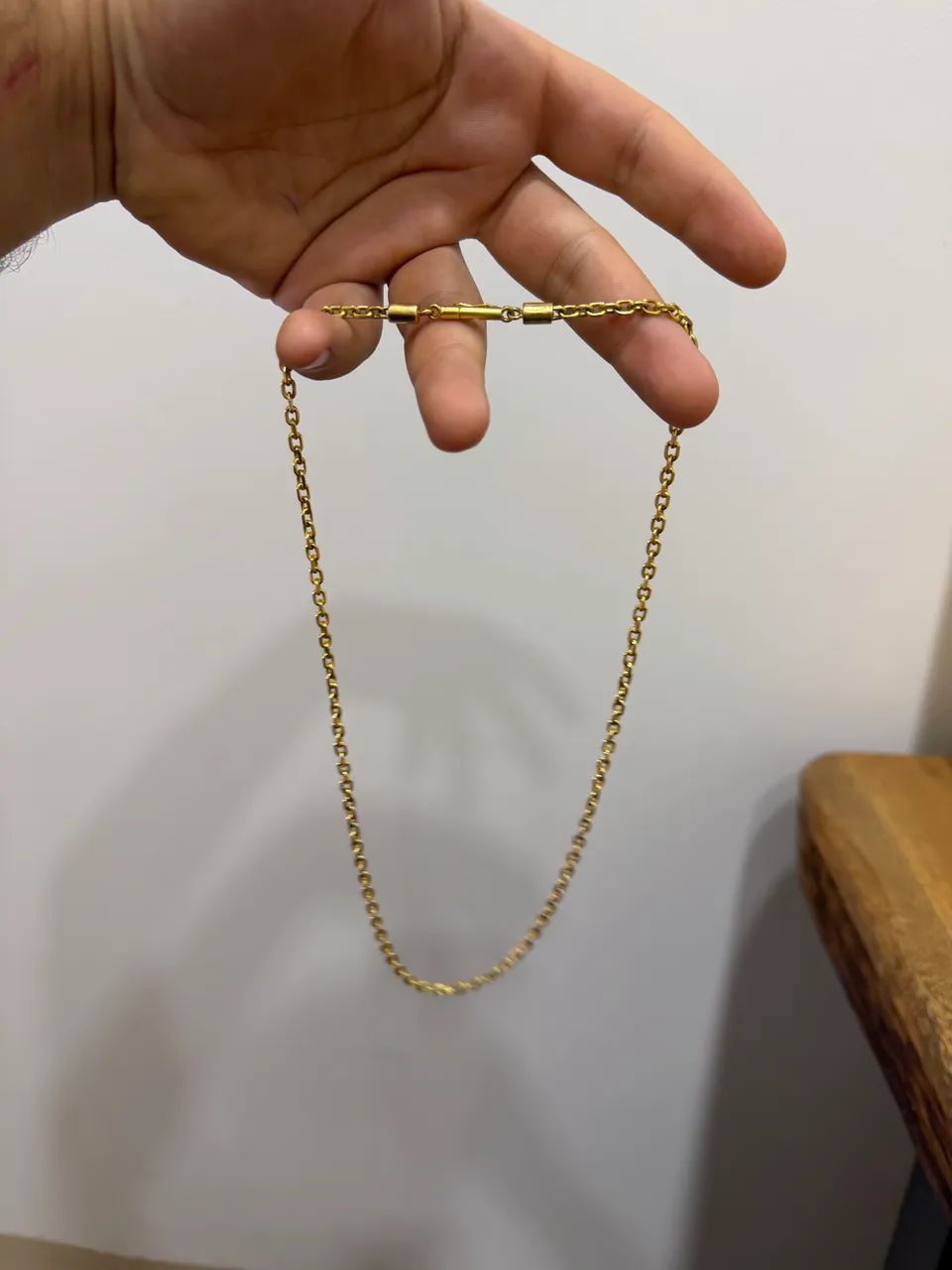 Cordão de ouro maciço  - Foto 3