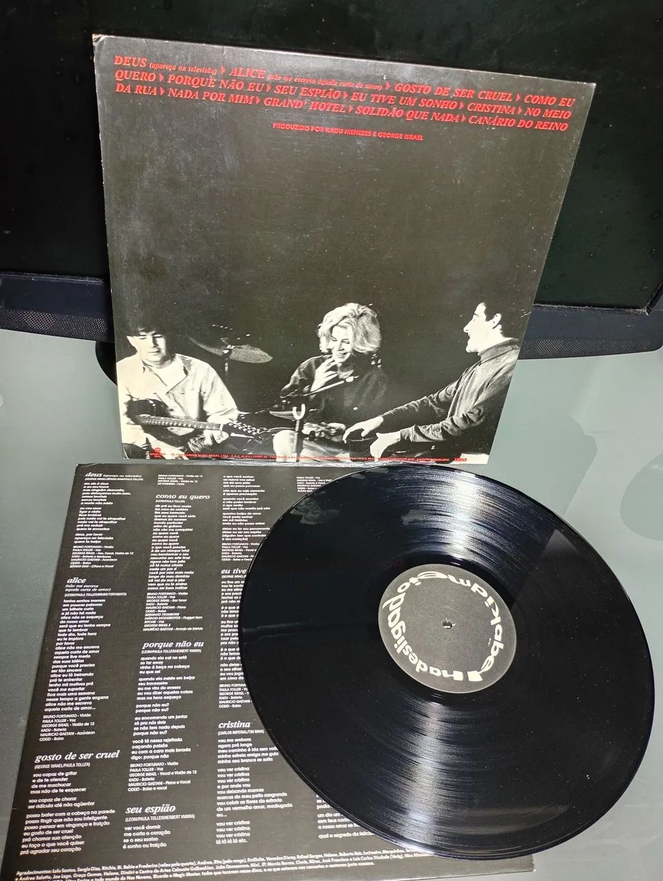 LP KID ABELHA Meio Desligado Disco De Vinil  - Foto 2