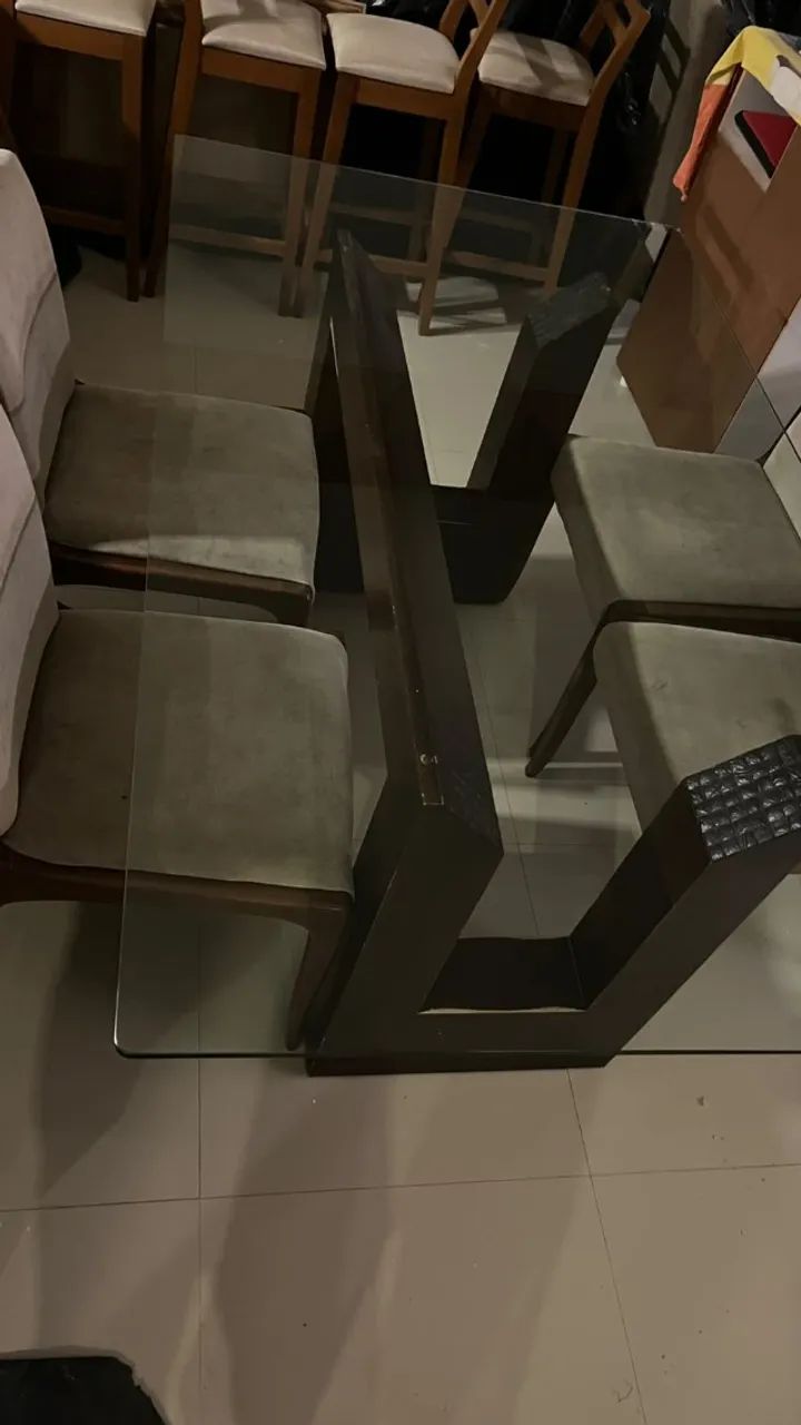 Mesa de jantar com cadeiras - Foto 2