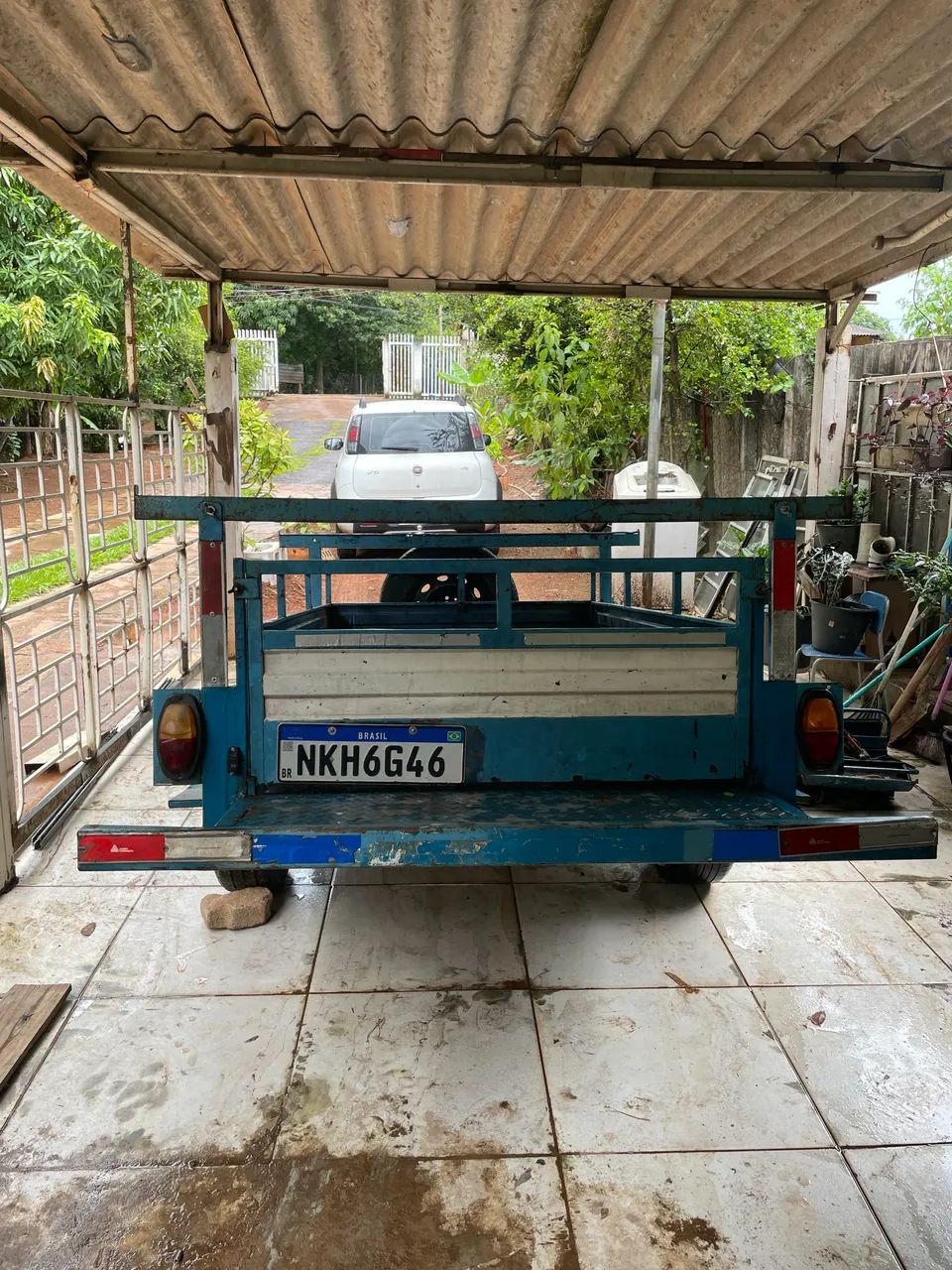 Carretinha Reboque Utilitário - Em Bom Estado - Pronta pra Usar - Foto 5