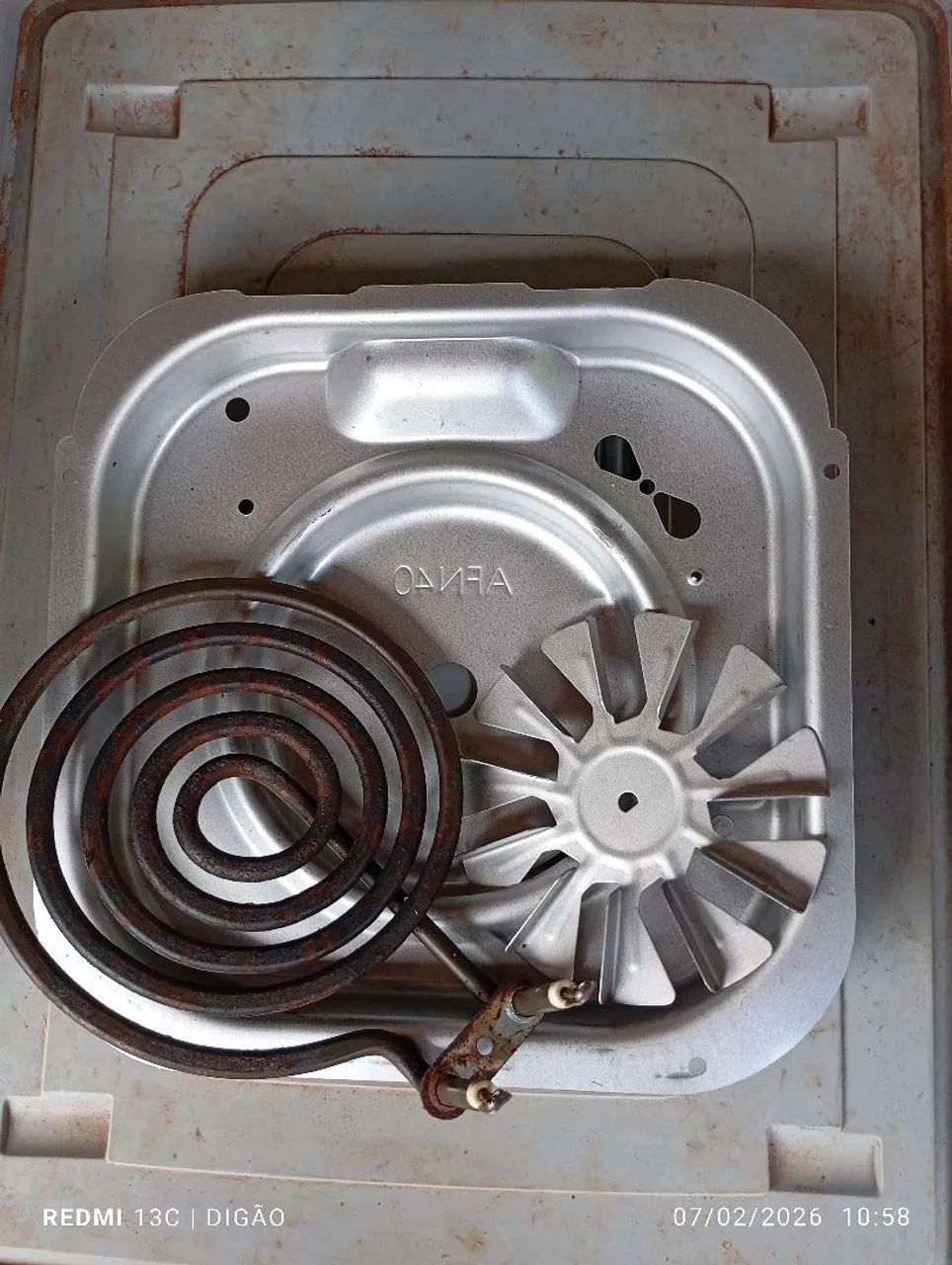 Kit Chapa , Hélice e resistência AFN 40