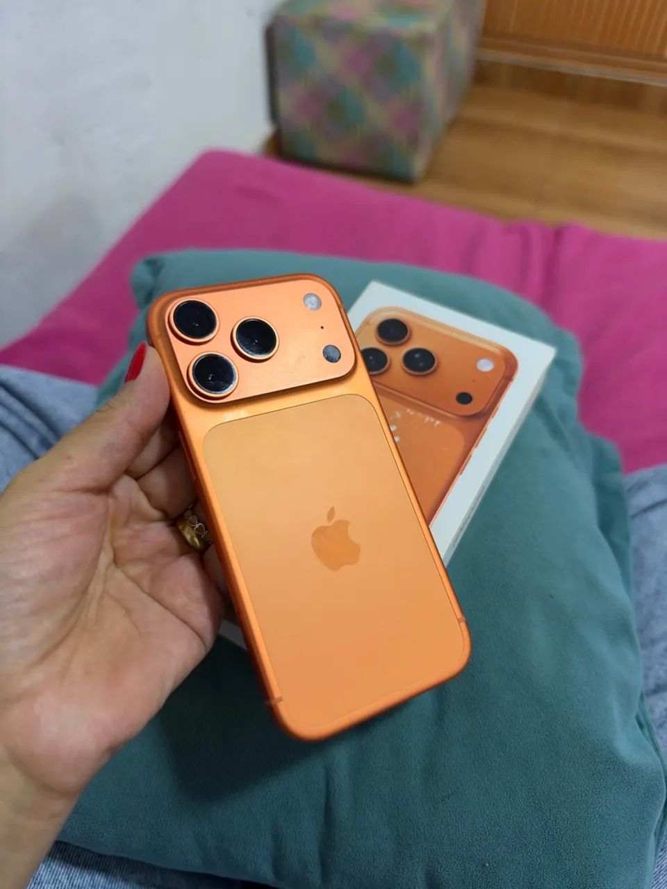 iPhone 17 pro laranja 256gb  - Foto 4