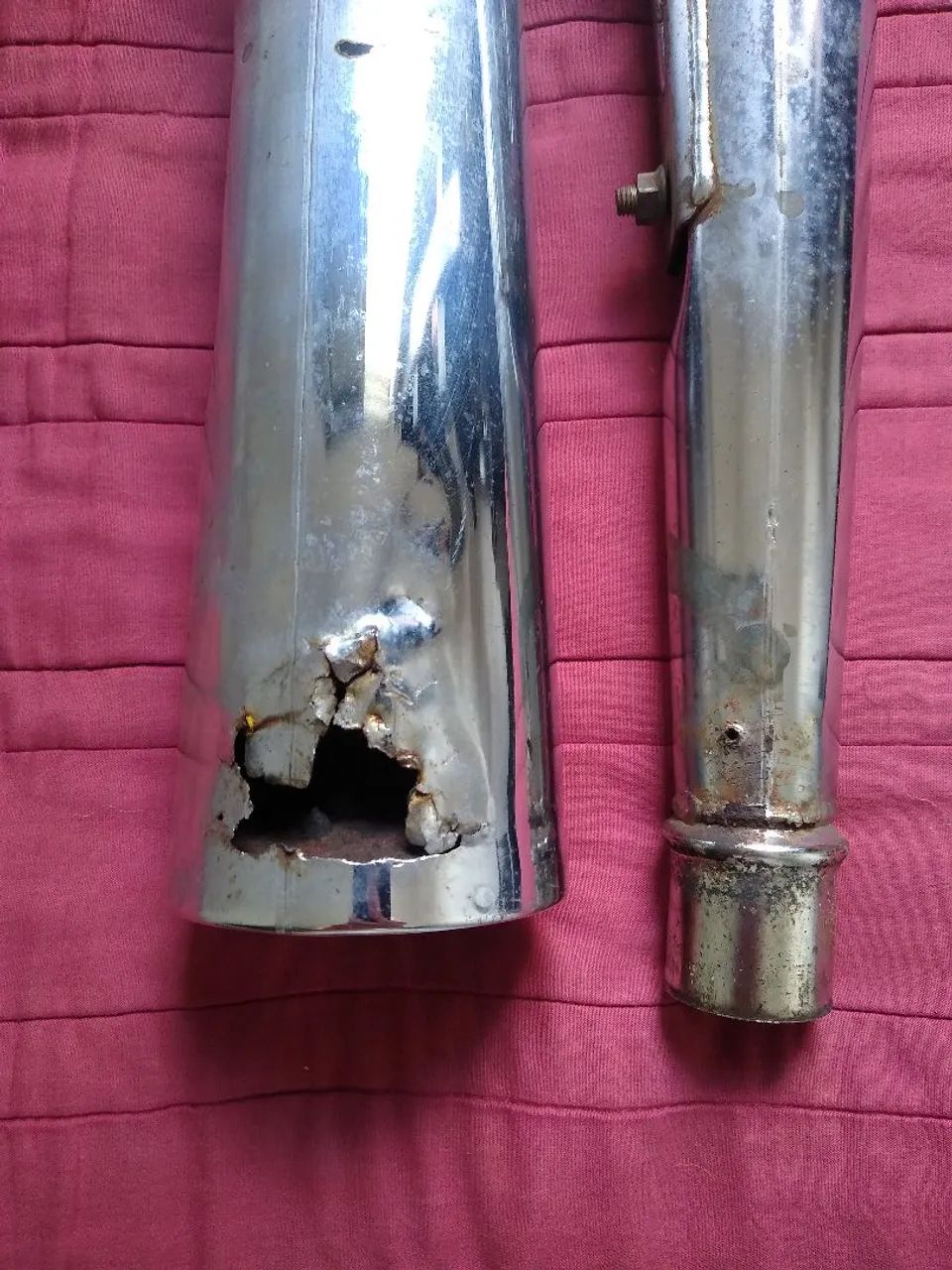 Par de ponteira de CB400/450 A PARTIR DE 1984 ORIGINAL HONDA. - Foto 3