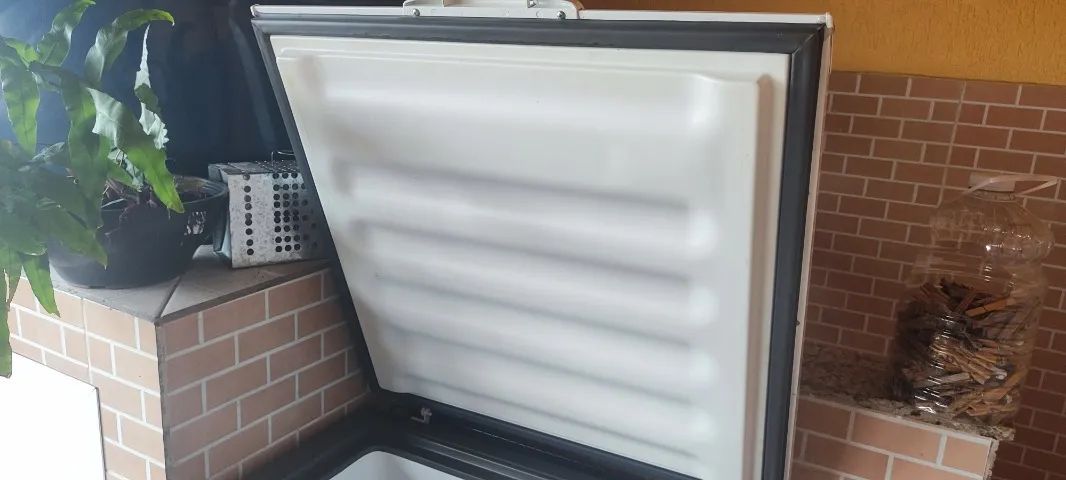 Freezer 220 LTS semi-novo Função freezer e geladeira  - Foto 5