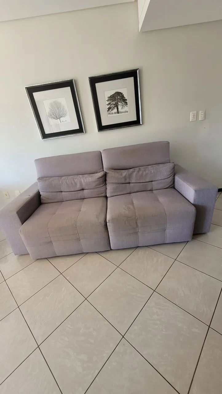VENDO SOFÁ RETRÁTIL 3 LUGARES - Foto 3