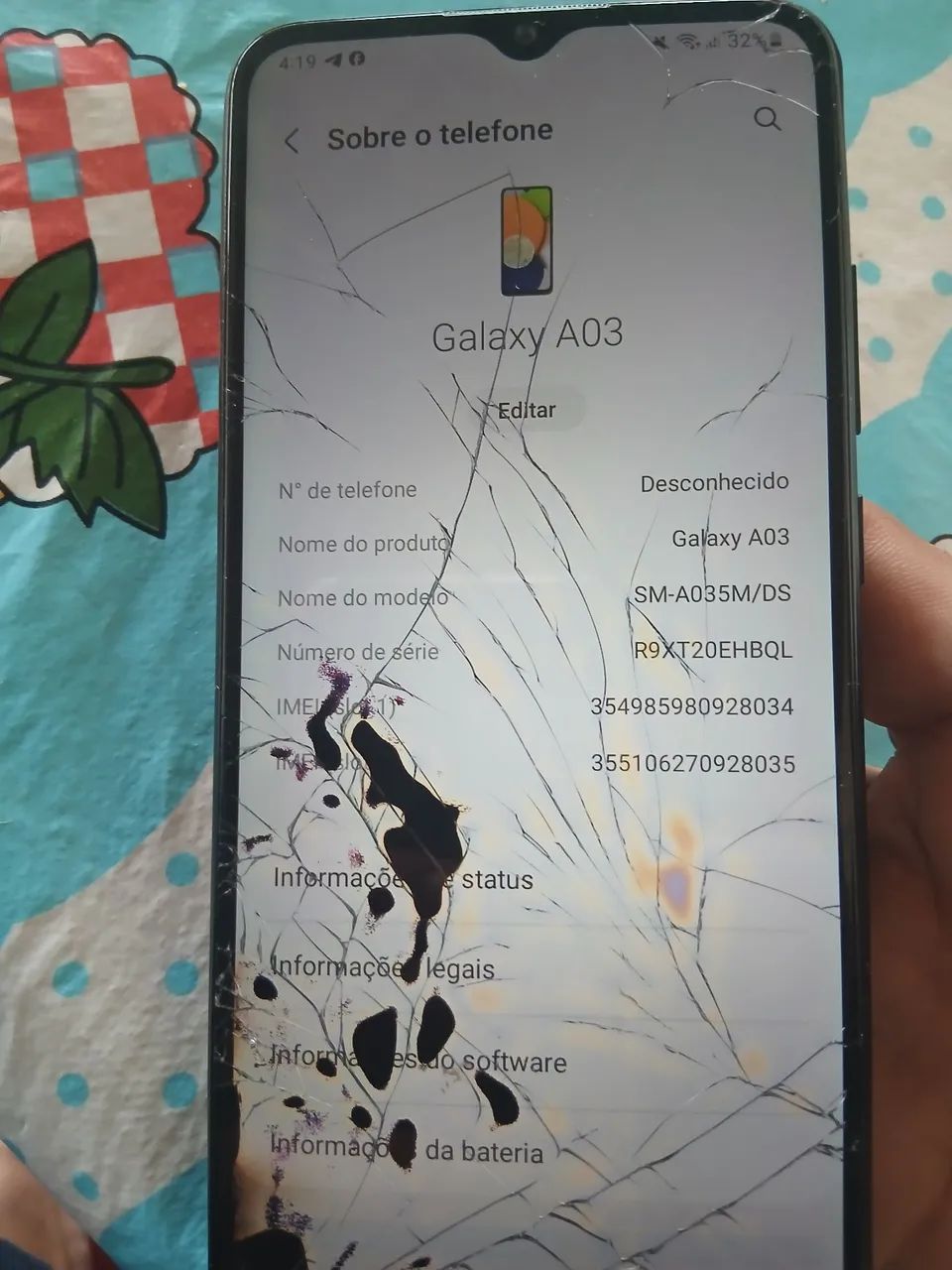 Celular trincado 70 funciona  - Foto 4