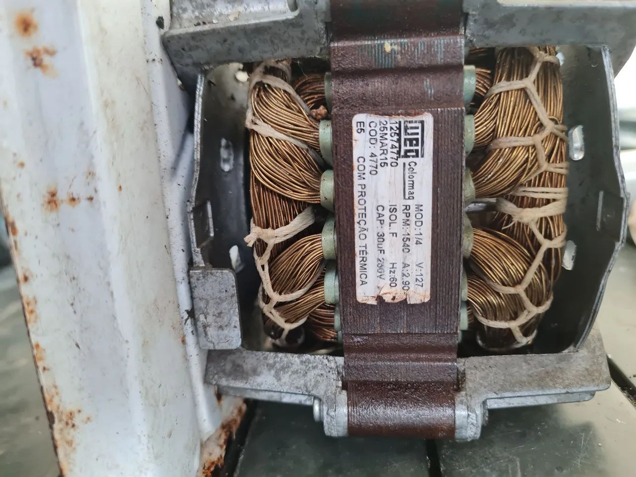 Motor de Tanquinho Colormaq- funcionando - Foto 2