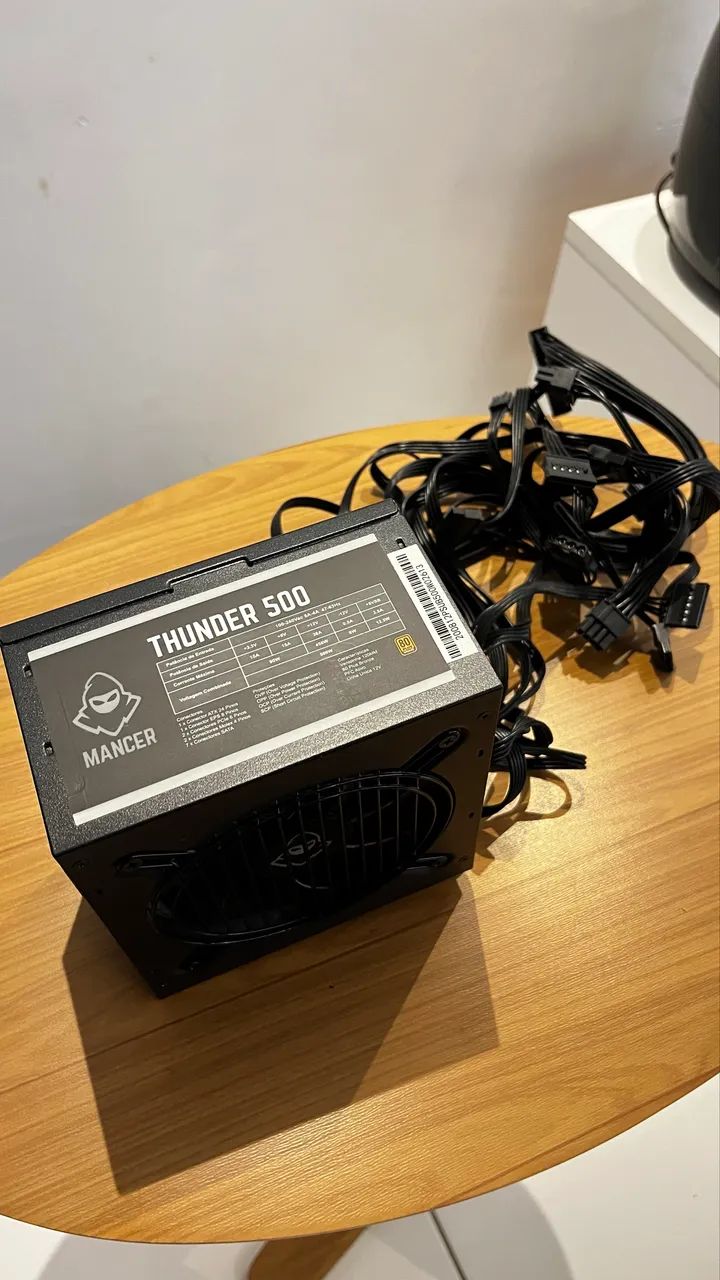 Fonte Thunder Mancer 500w - 80 Plus Bronze - Foto 3